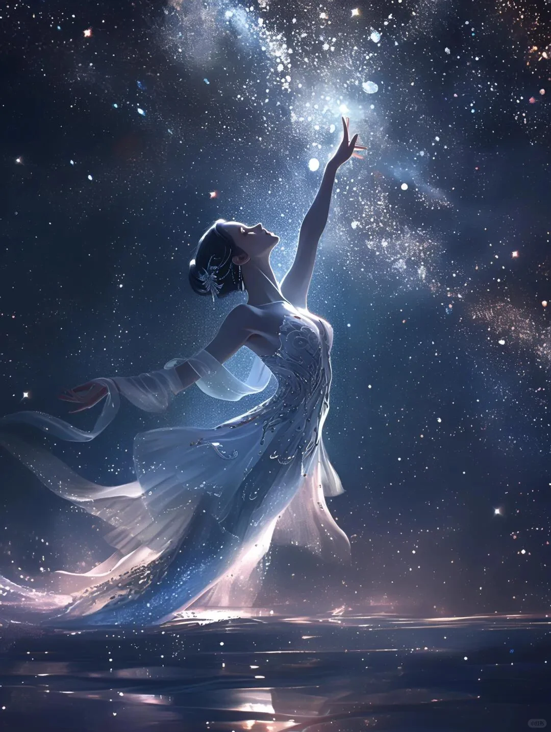 梦幻仙境中的星辰美人