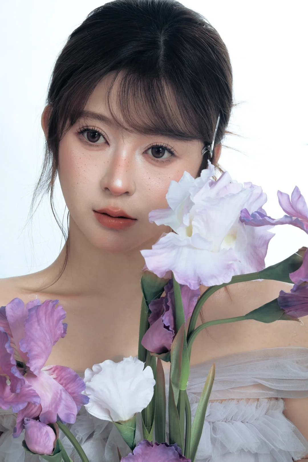 鸢尾花与蝴蝶兰的私语｜福州写真