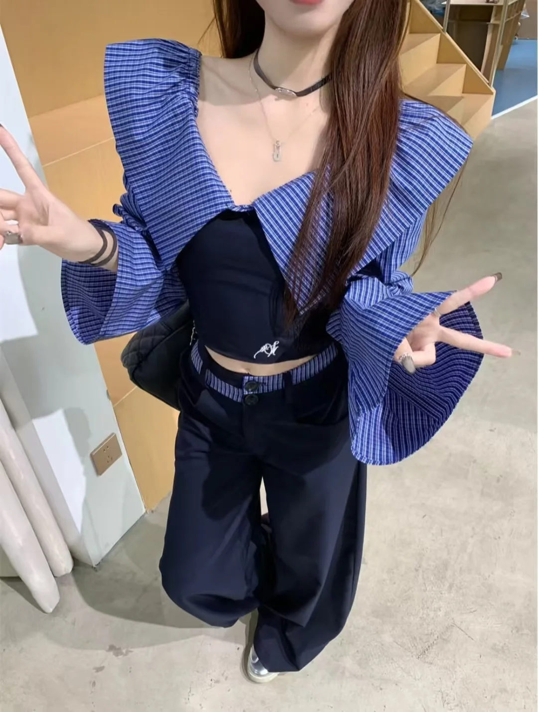 初春超显高韩系穿搭