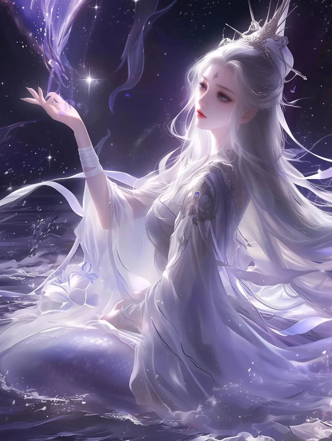 梦幻仙境中的星辰美人