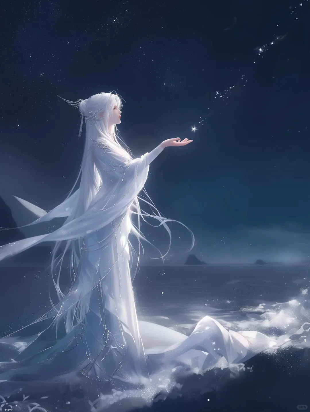 梦幻仙境中的星辰美人