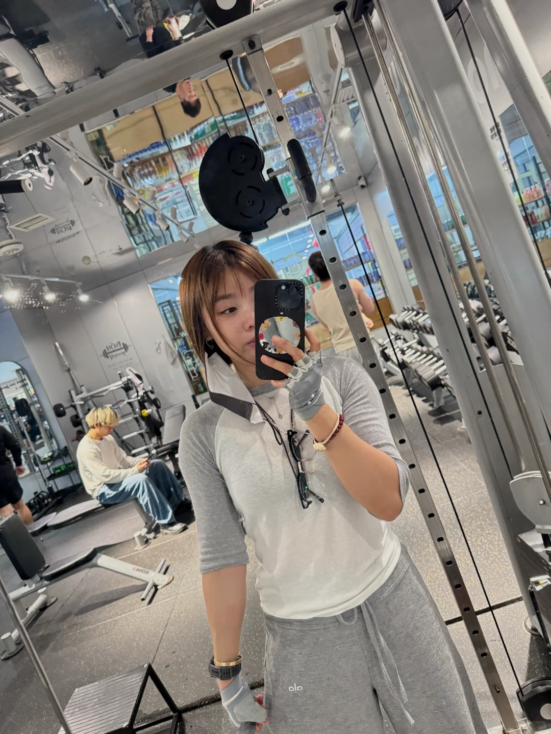 当代撸铁女阿姨
