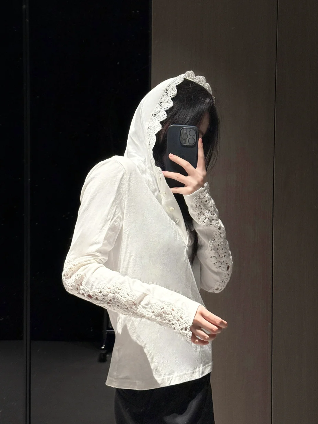 这是以前很抗拒的蕾丝……