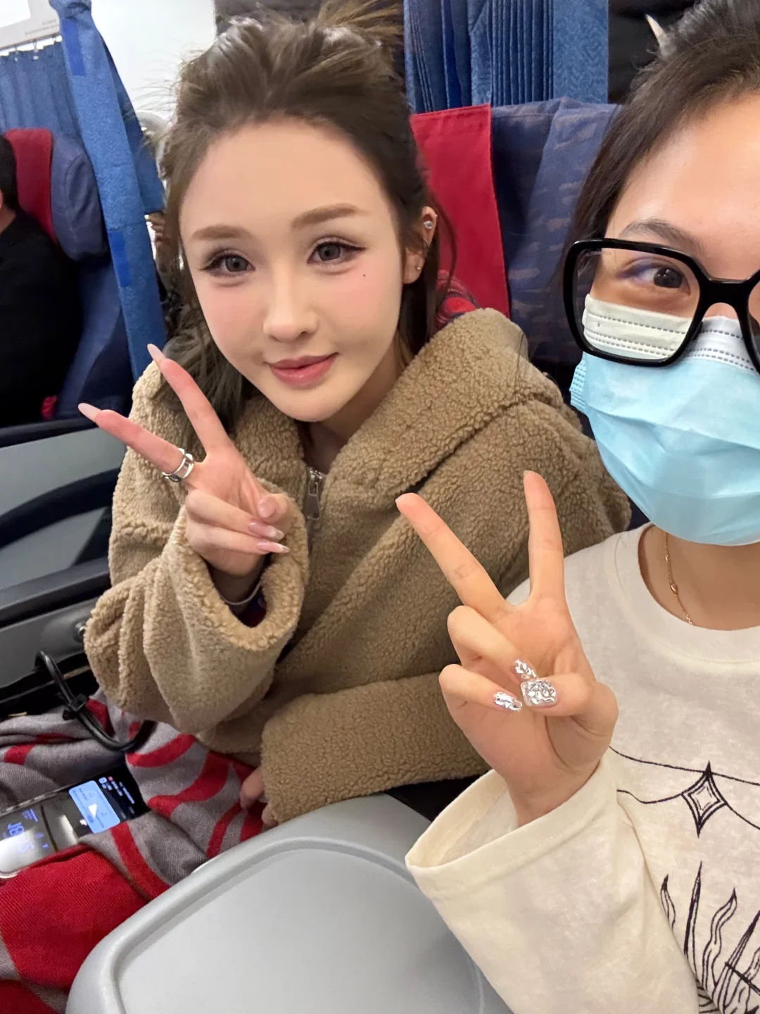 东北坐飞机遇到大美了！