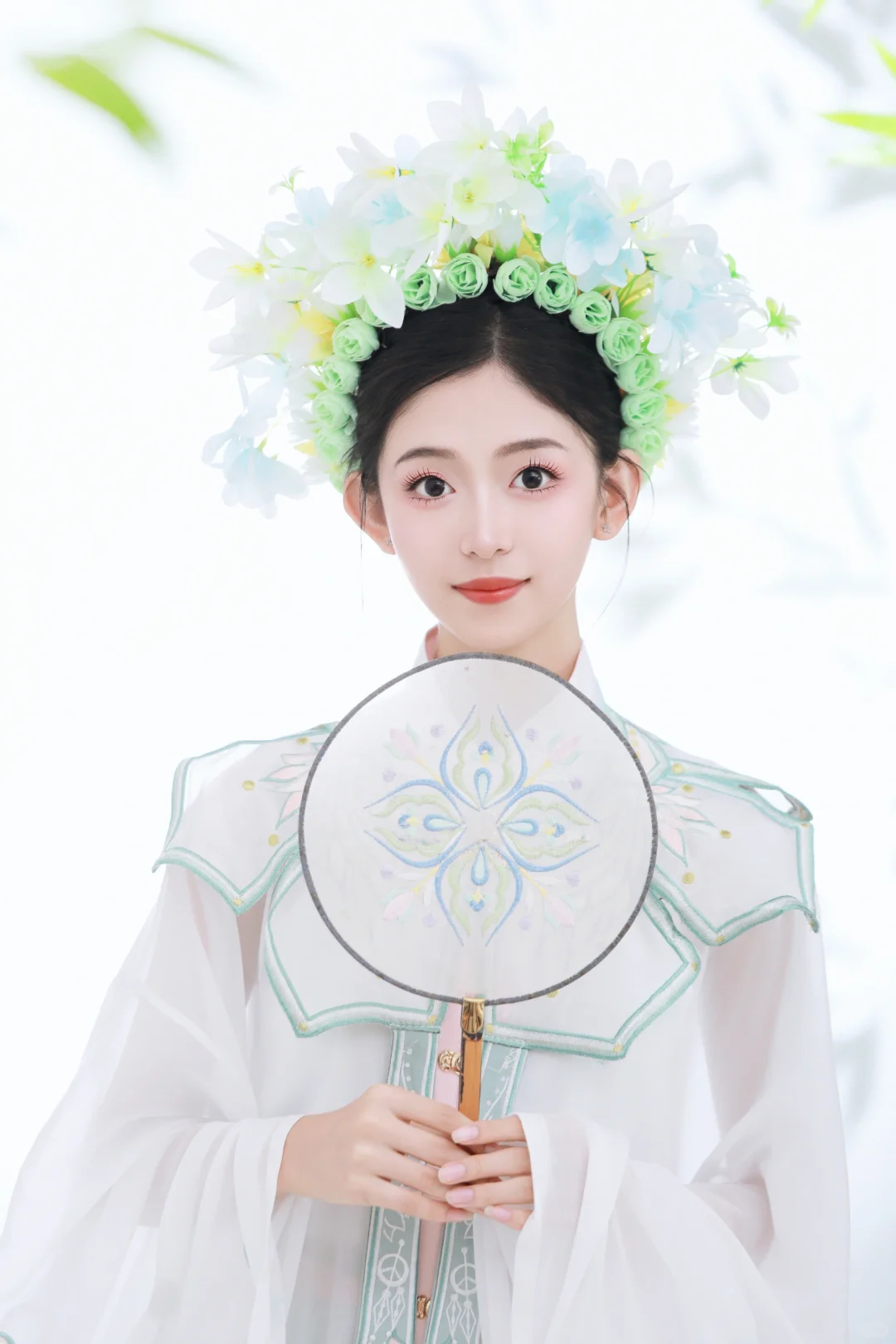 室内簪花写真