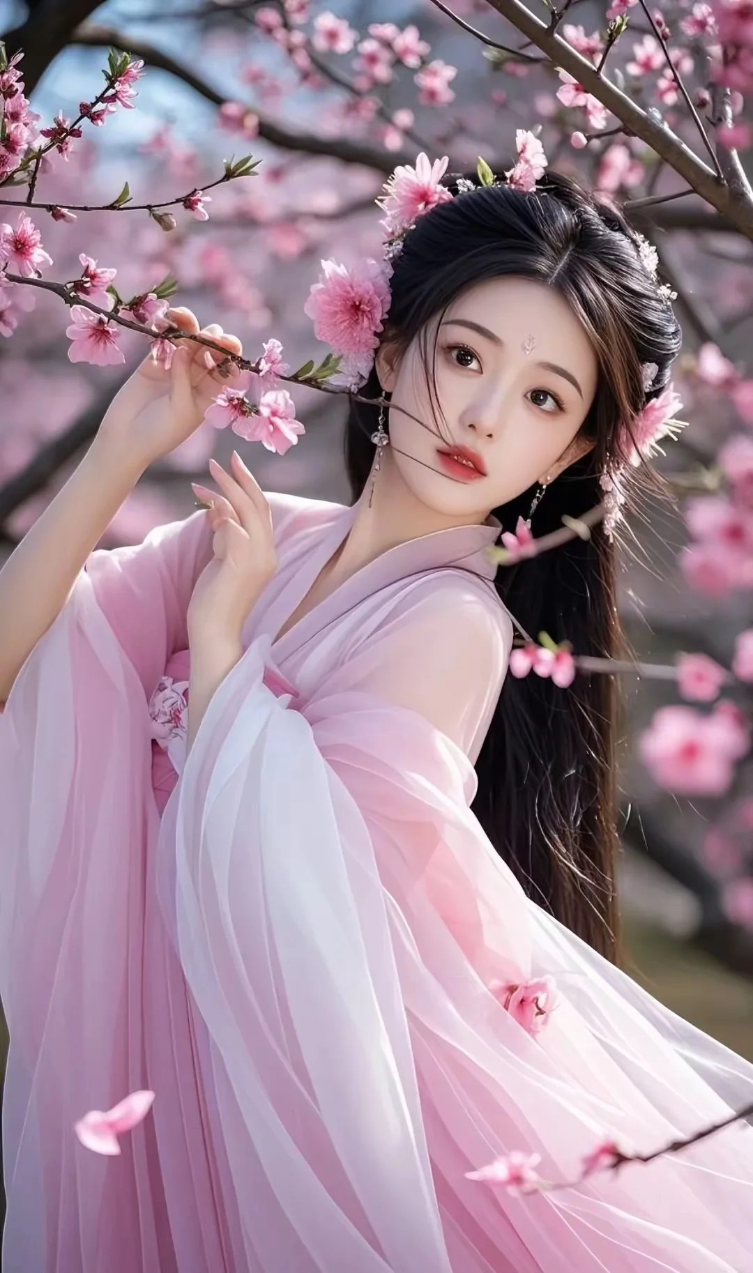 坠入樱花的梦里