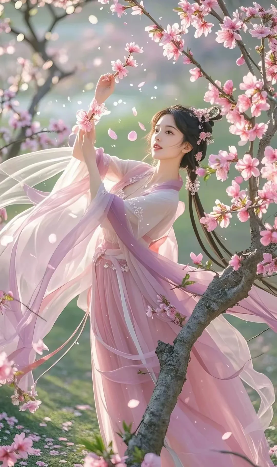 坠入樱花的梦里