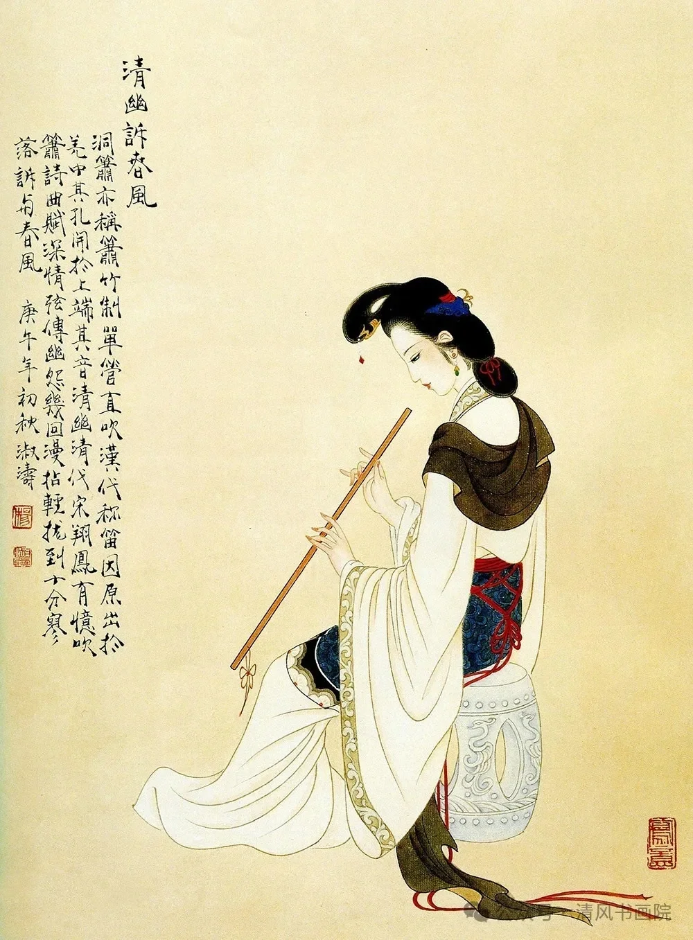 太美了!难得一见的古典美女形体图
