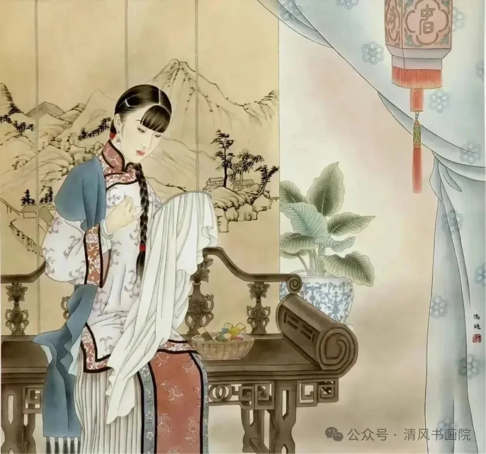 太美了!难得一见的古典美女形体图