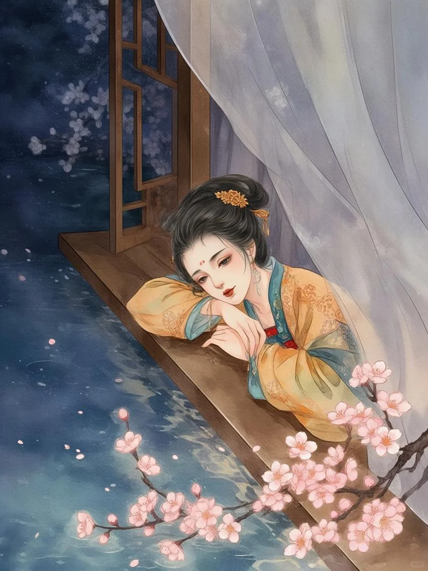 【诗图】妆成祗是熏香坐