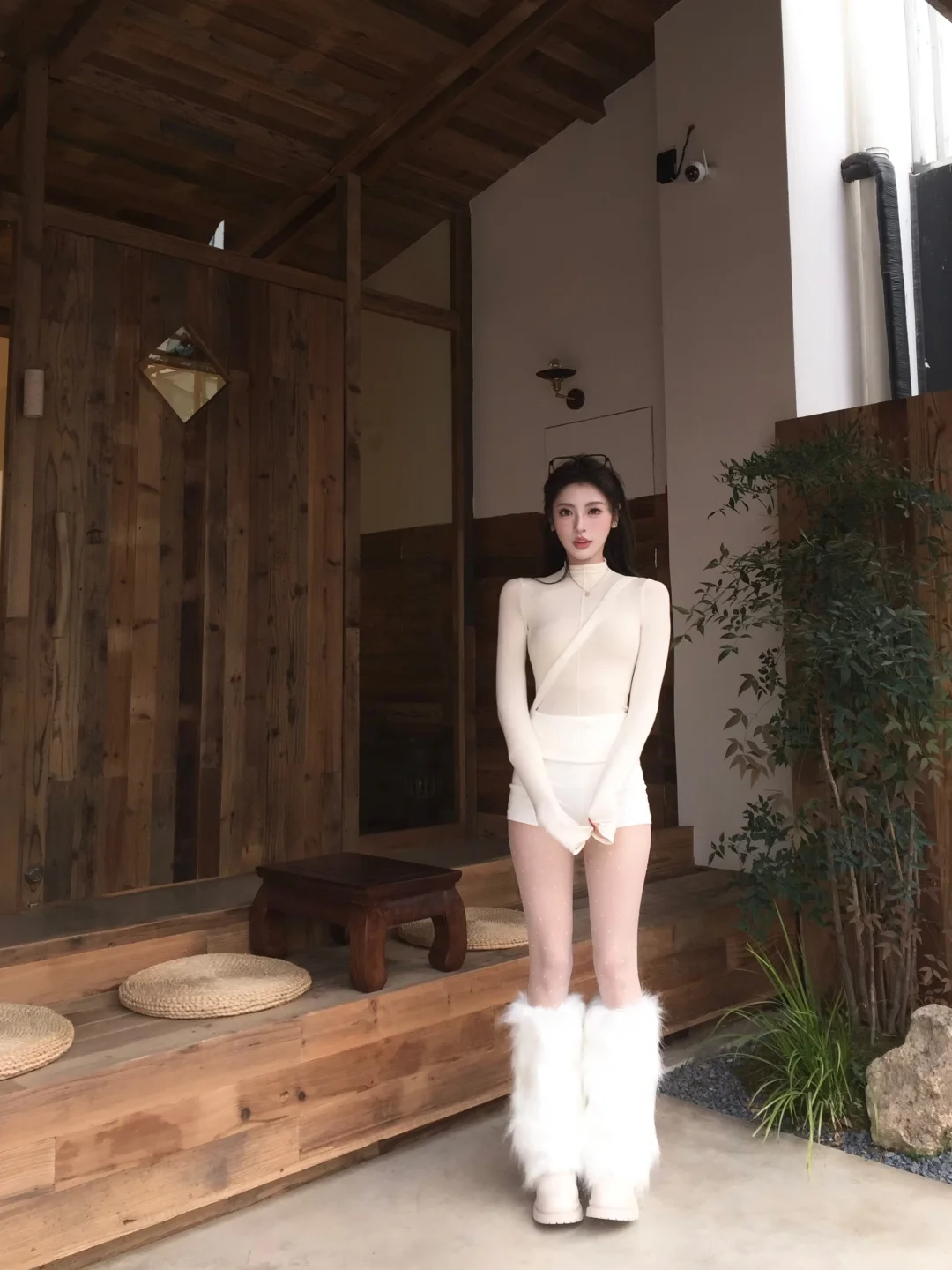 白色系好适合冬天