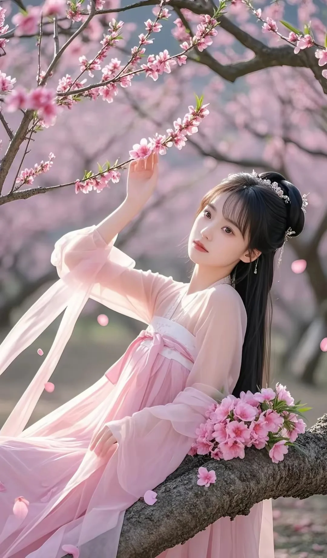 坠入樱花的梦里
