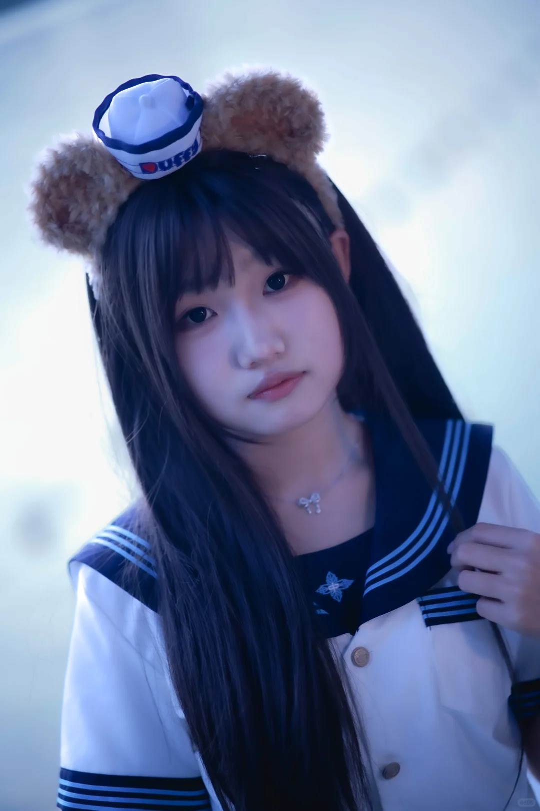 天鹅湖jk拍照
