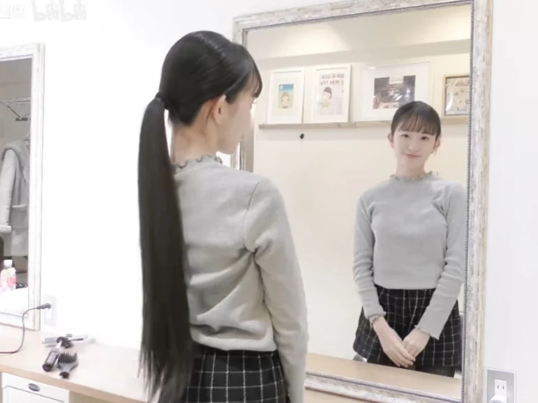 长发校花