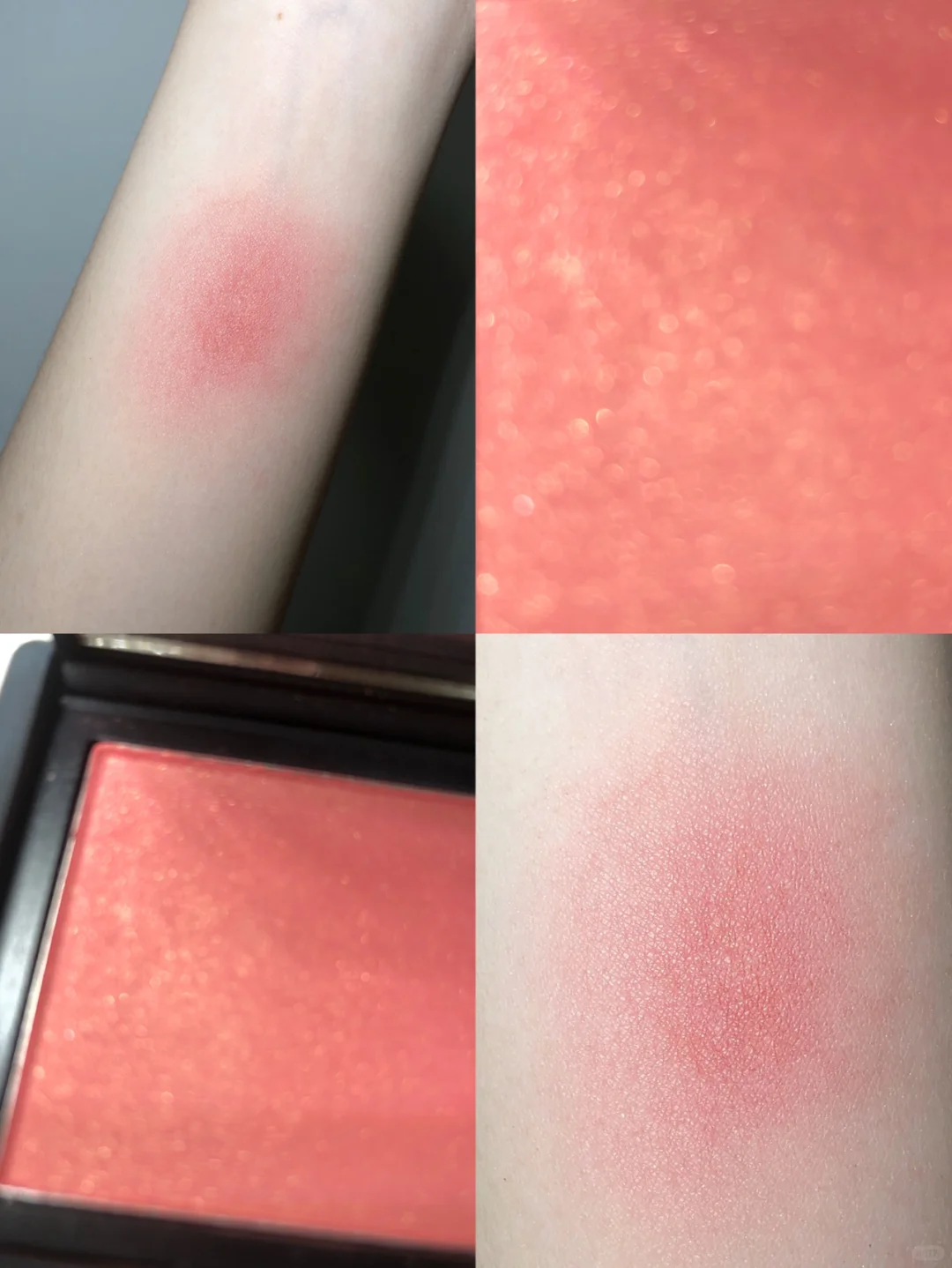 NARS招牌腮红 狂热 TORRID 试色