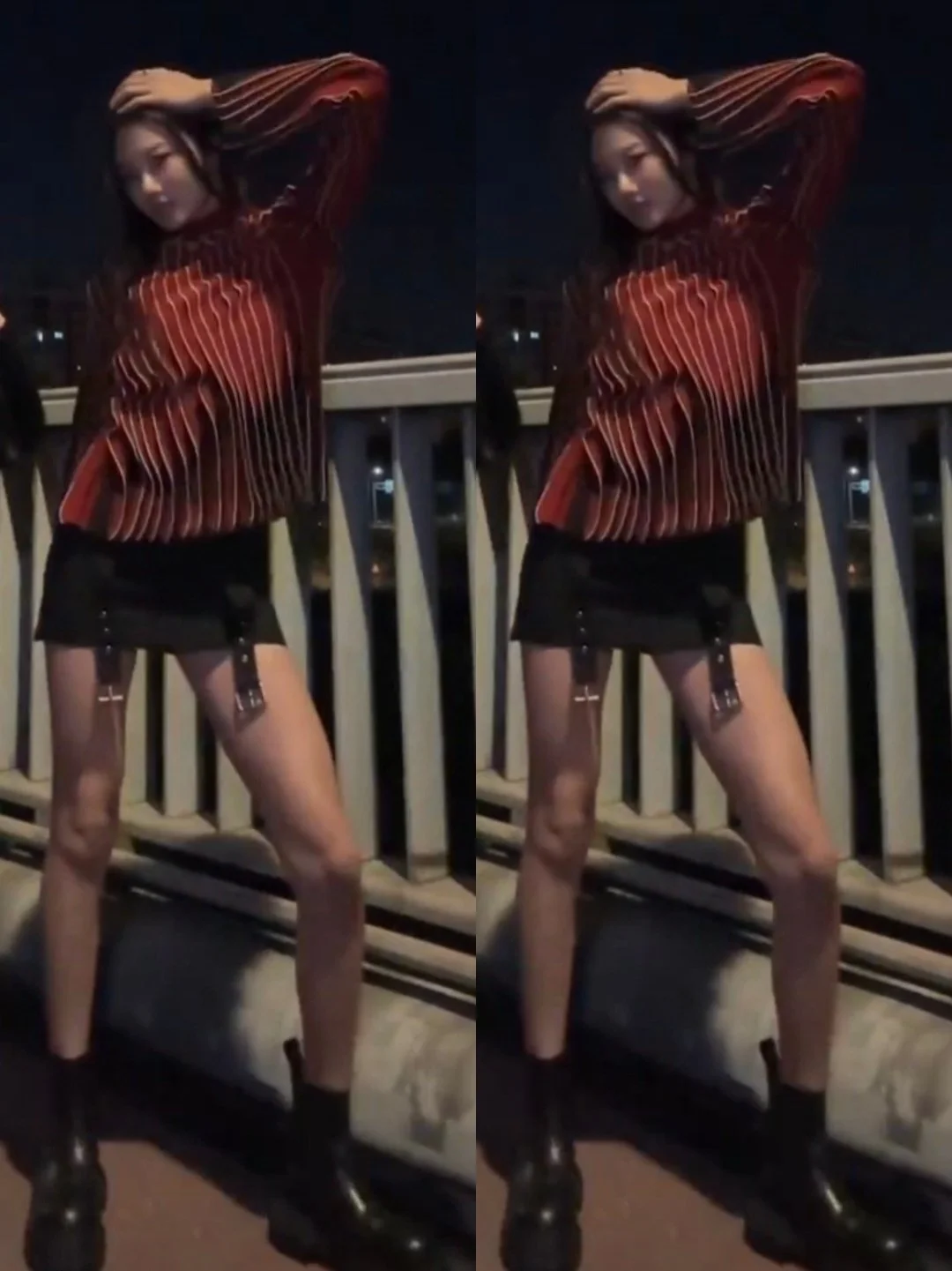 好牛的比例…好长的腿…