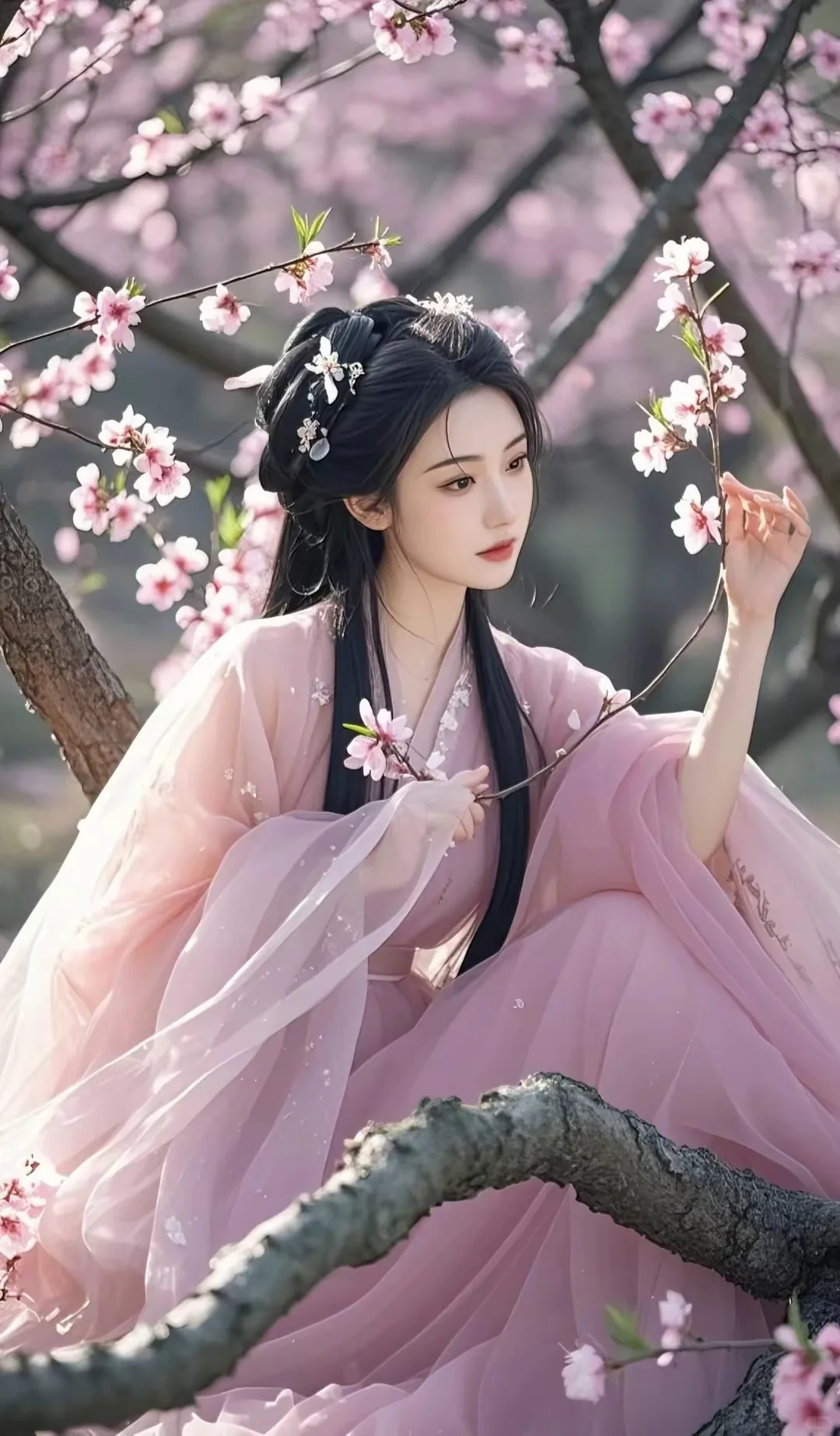 坠入樱花的梦里