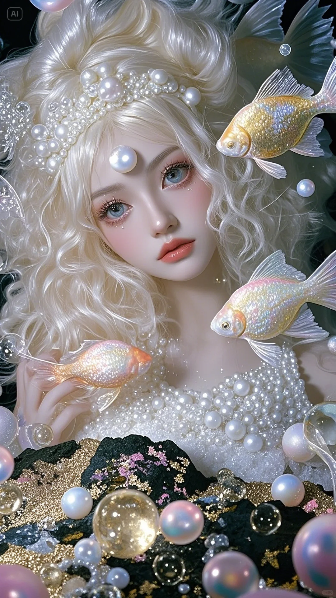 宛如海洋精灵的美少女