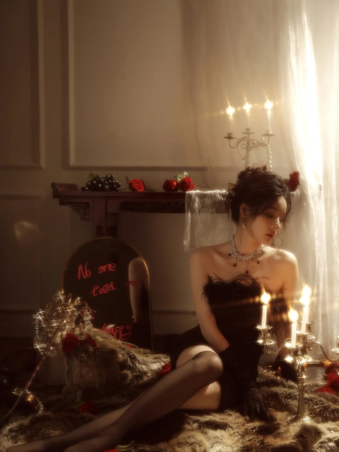 Black swan ｜钓系天鹅 黑暗系写真
