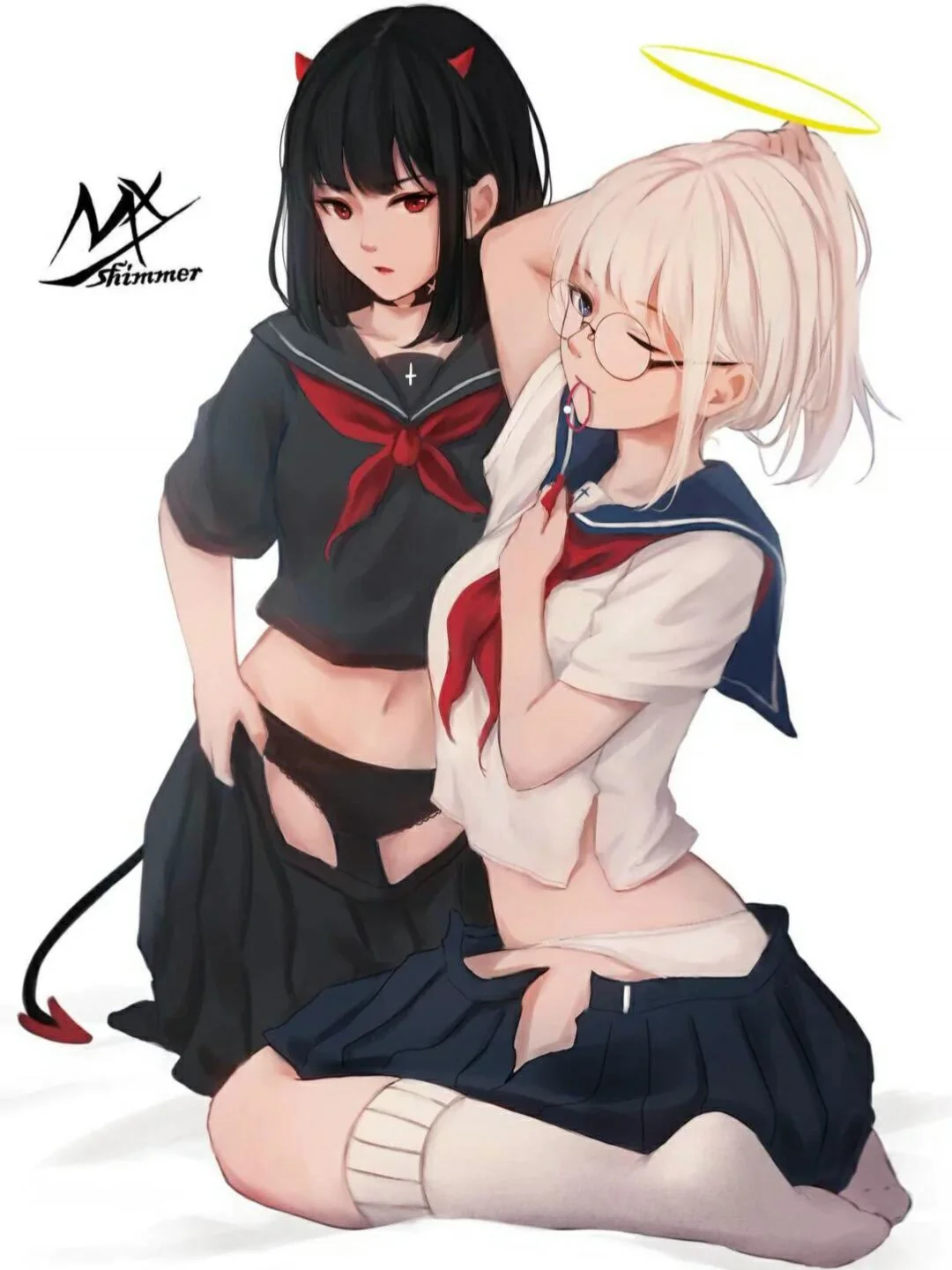 天使与恶魔的百合