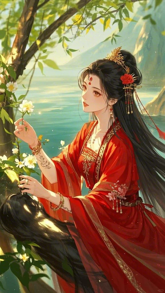 红衣美女，你心动了吗