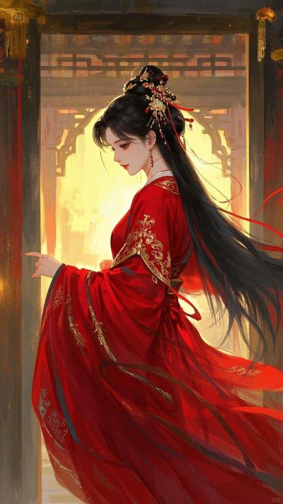 红衣美女，你心动了吗