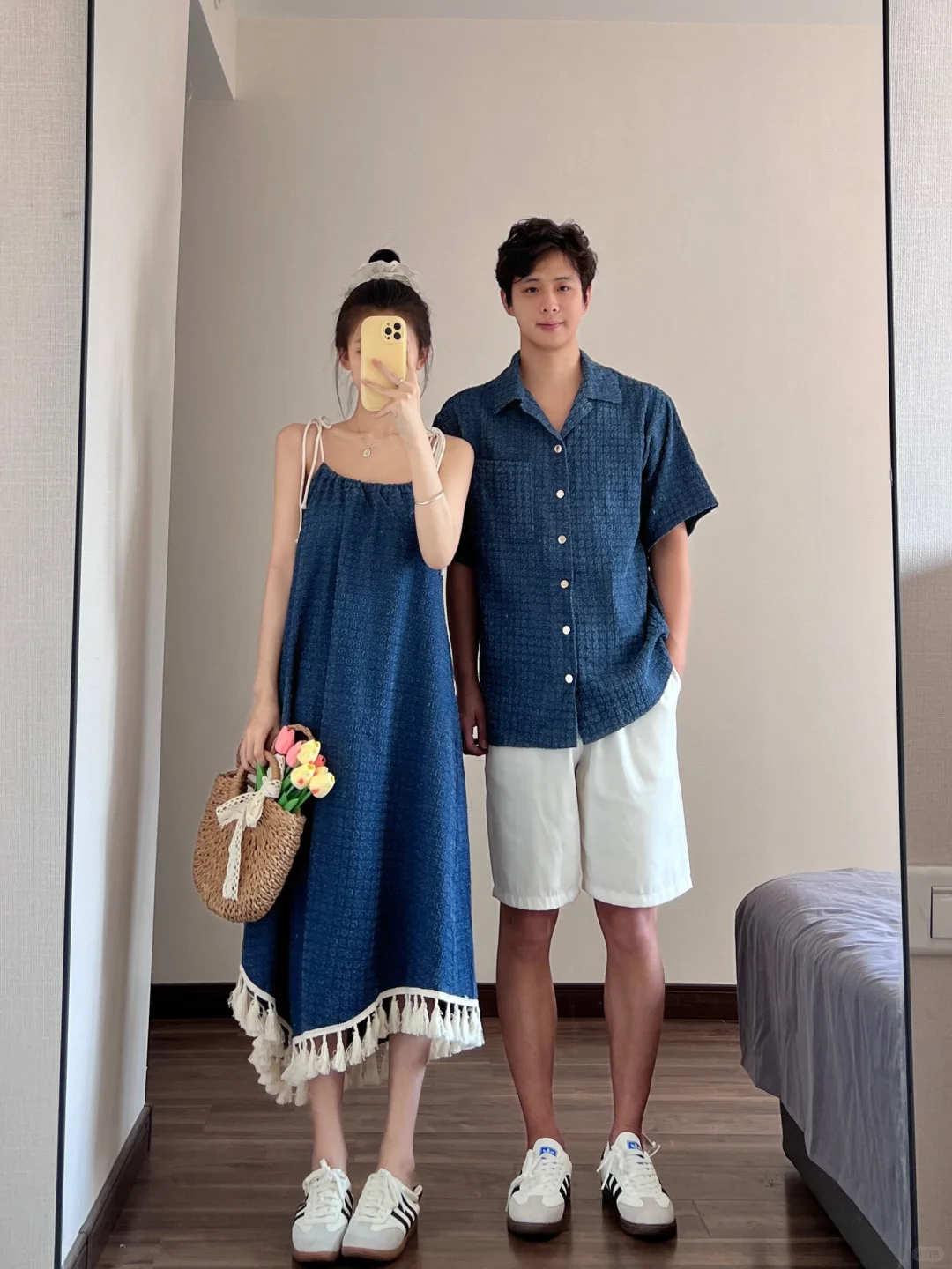和对象去海边这么穿 好甜呀！