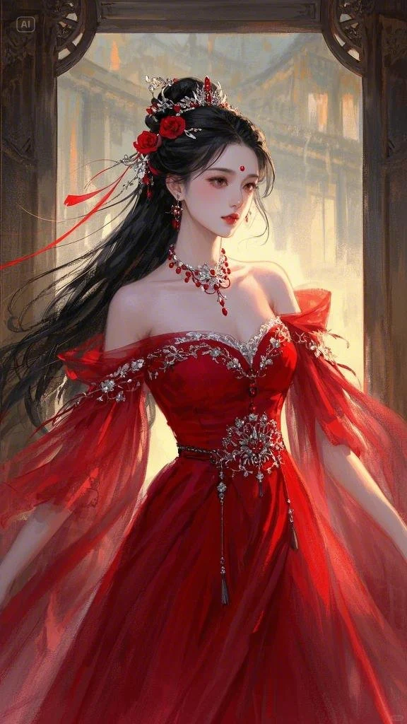 红衣美女，你心动了吗