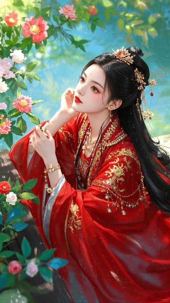 红衣美女，你心动了吗