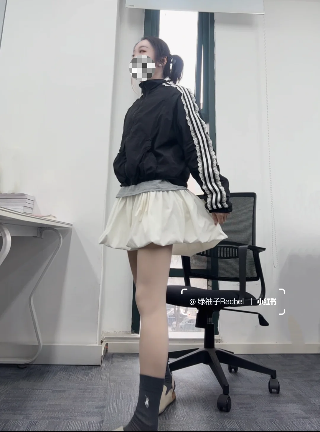 咦呦~今天是穿花苞裙的女高‍️‍️