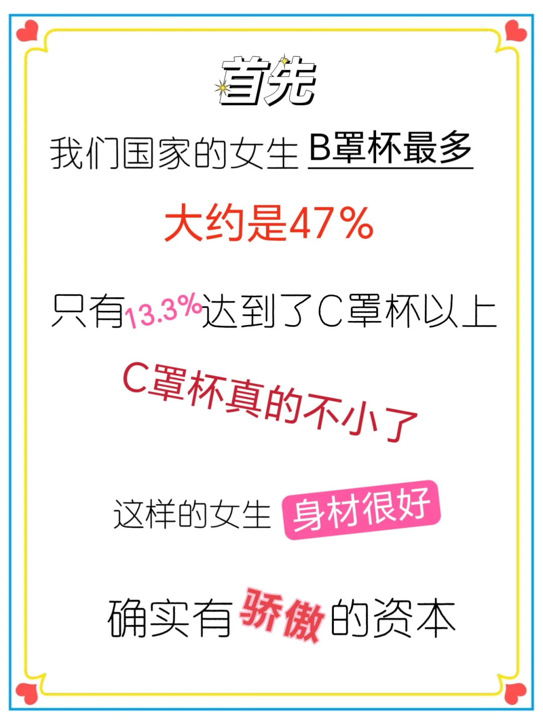 科普一下C罩杯女生到底是有多难