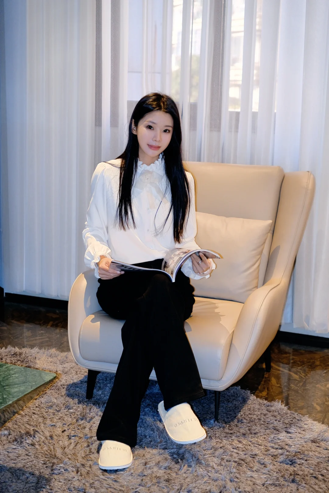 素颜美女轻松get️