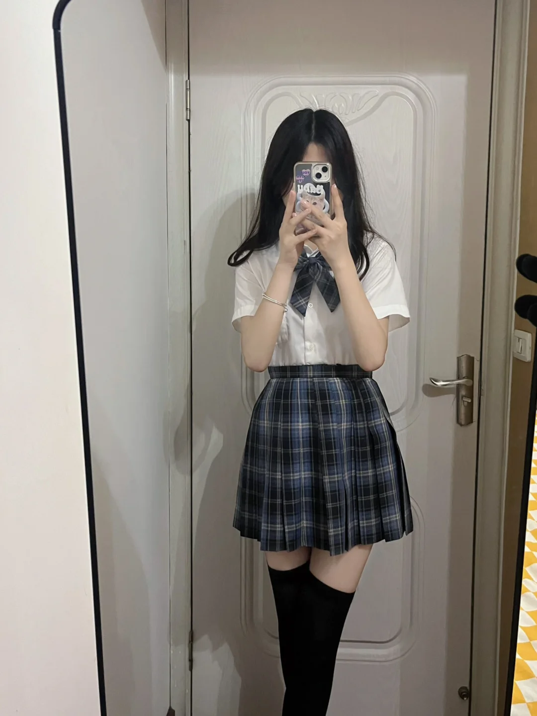 黑色过膝袜真的yyds