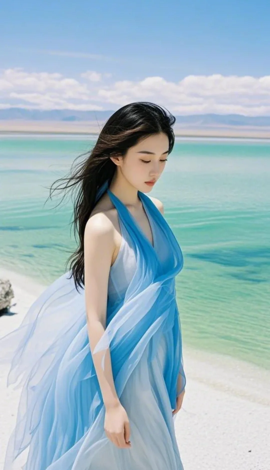 温柔的风编织着少女的梦