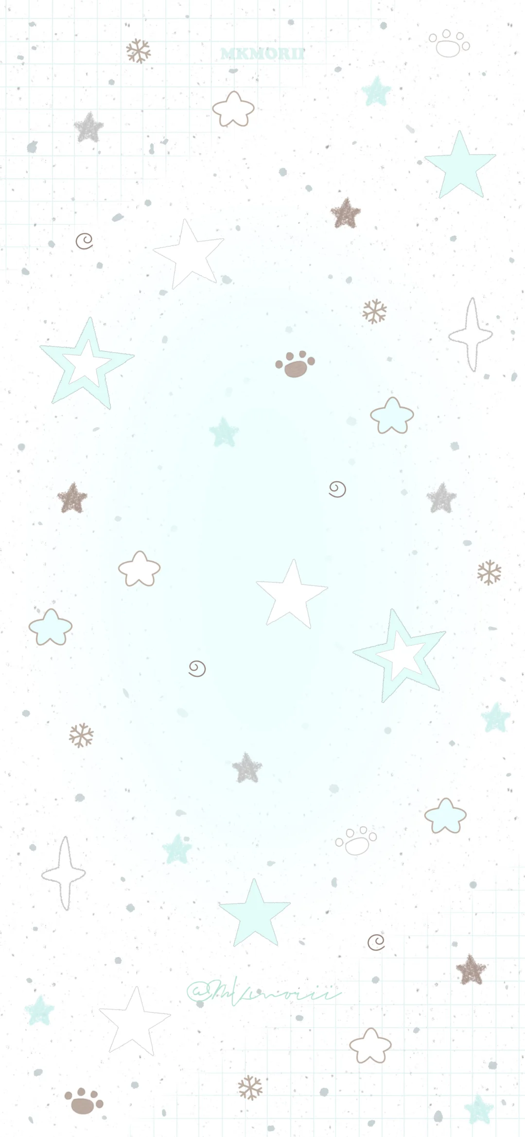薄巧渐变星星壁纸