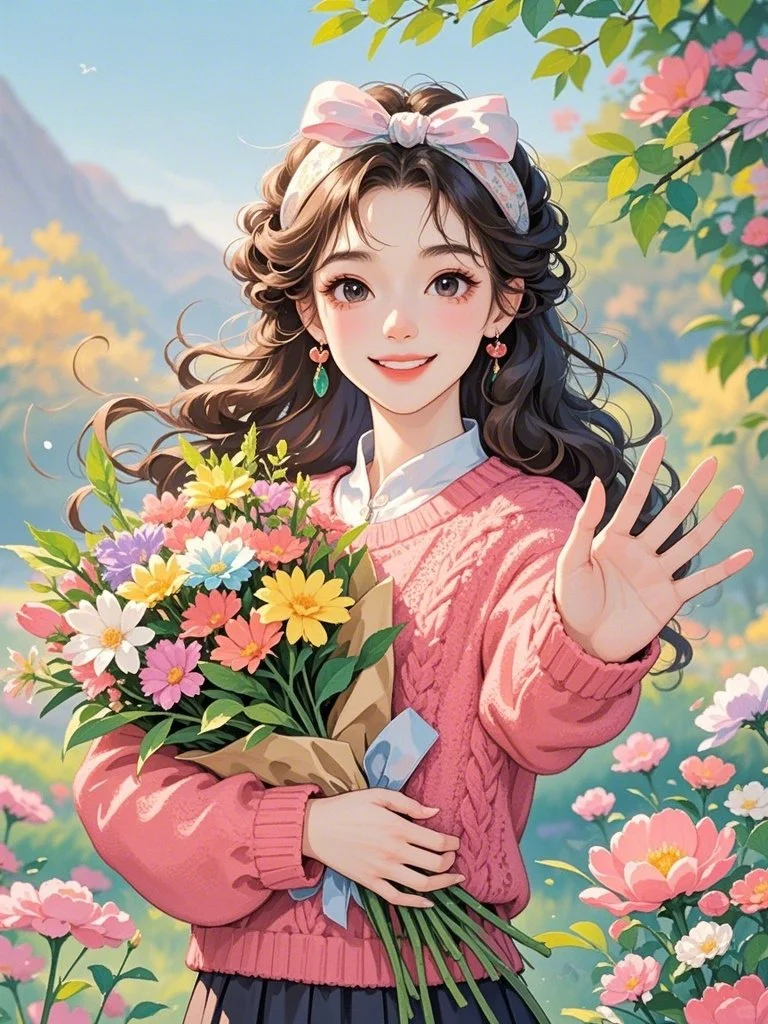 春天花会开！爱的人会来！🌸