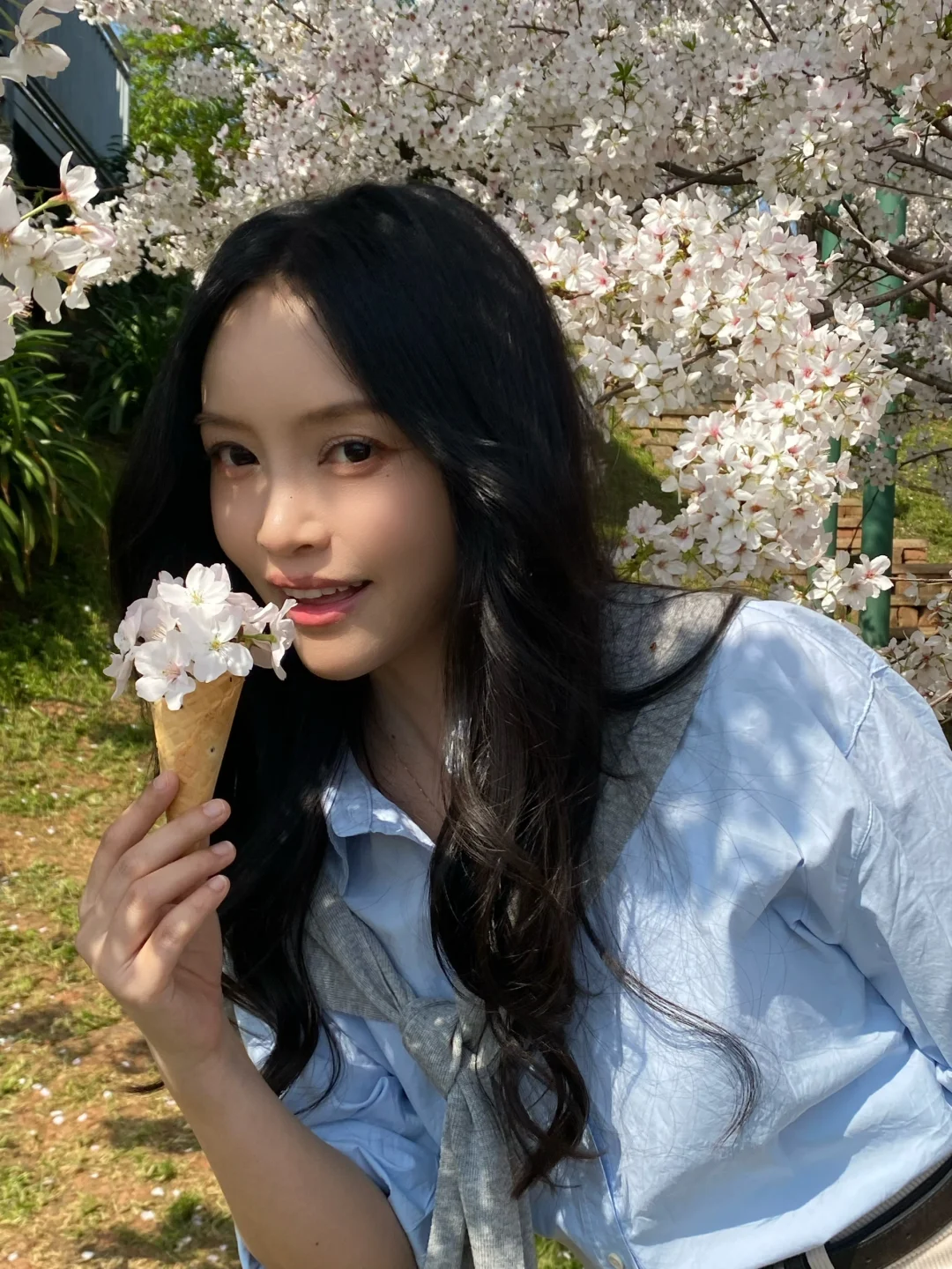 春日限定|在漫花庄园拍了组韩女写真