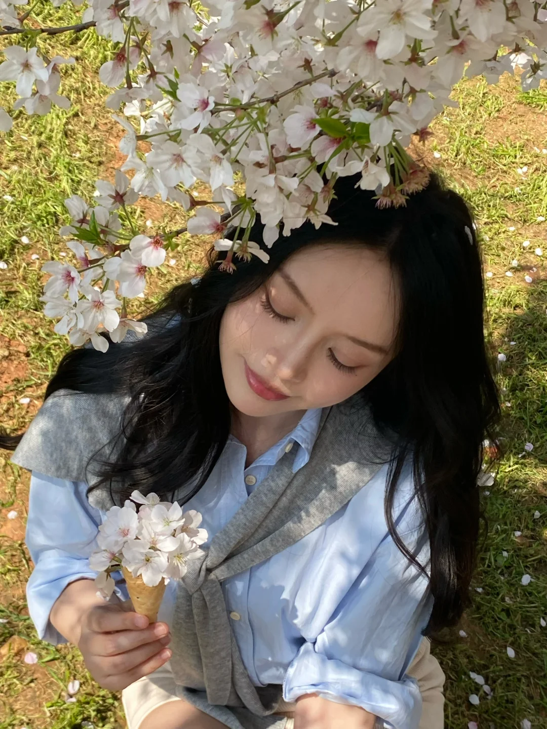 春日限定|在漫花庄园拍了组韩女写真