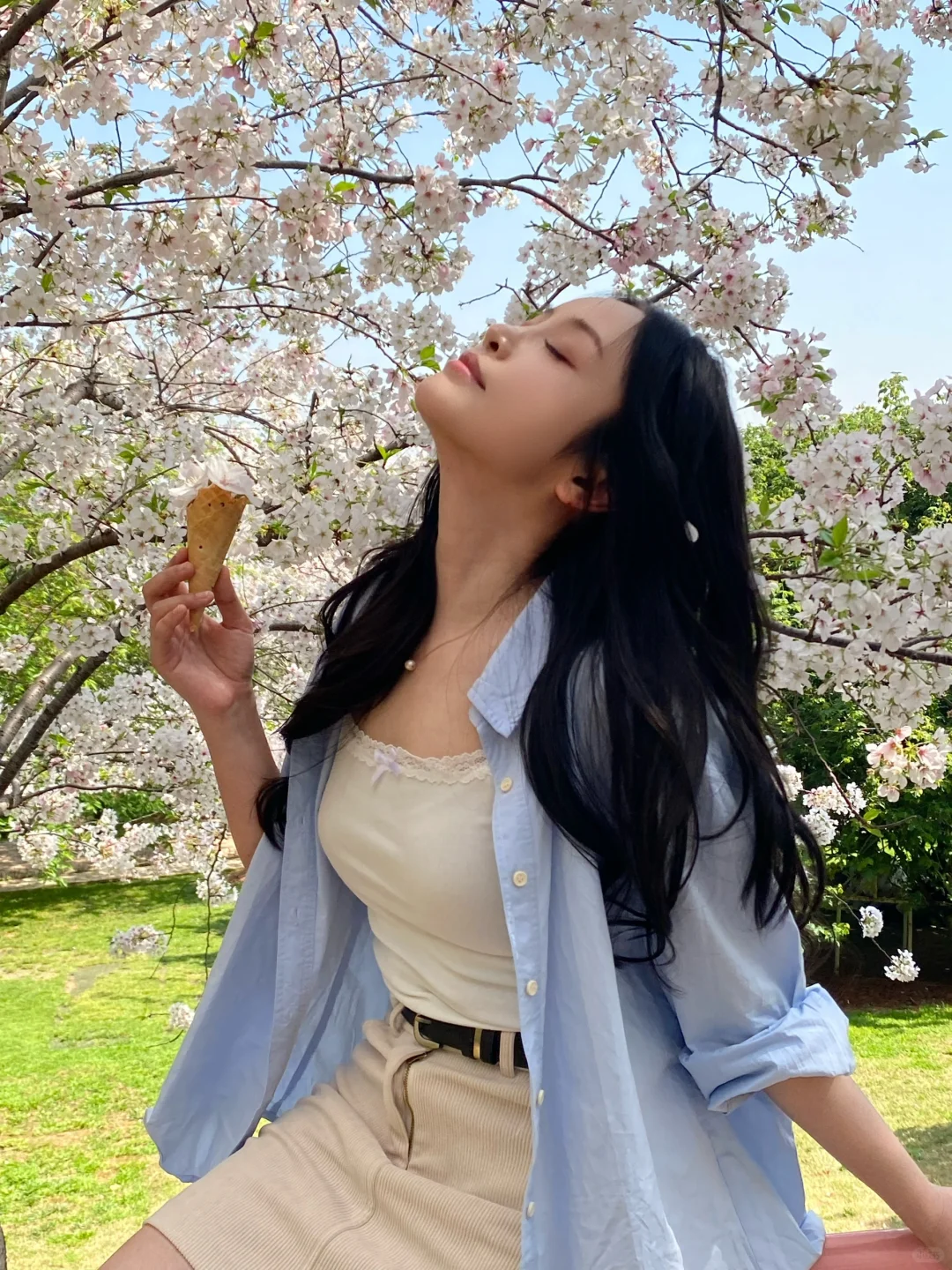 春日限定|在漫花庄园拍了组韩女写真