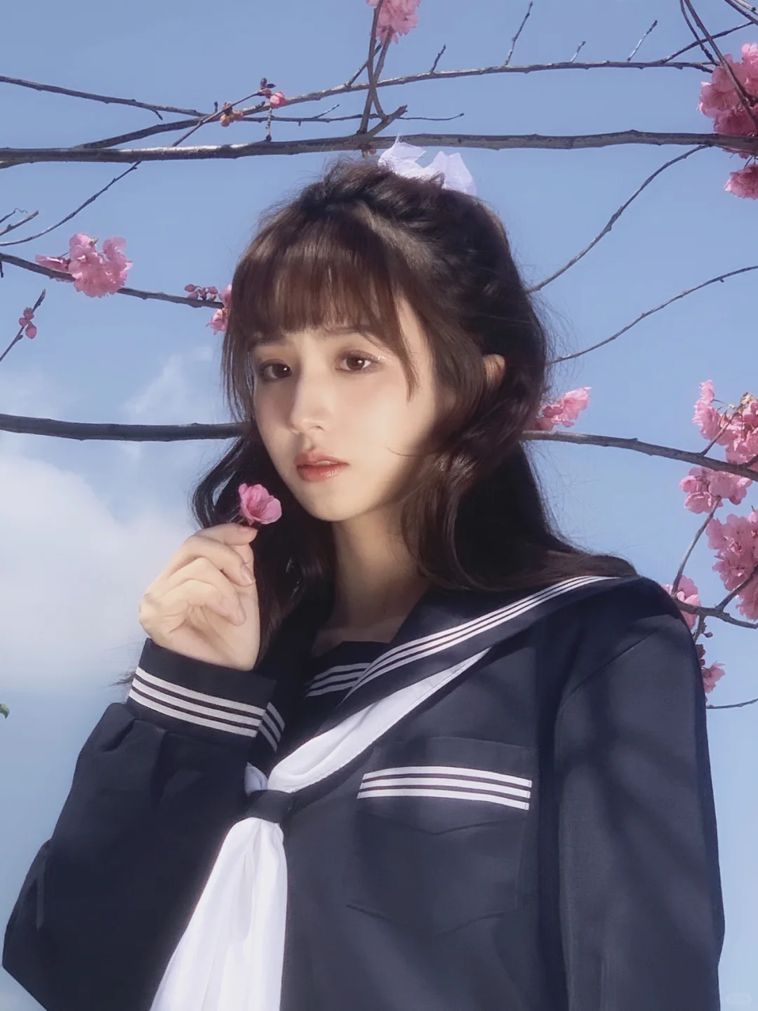Jk制服樱花少女永远的神！