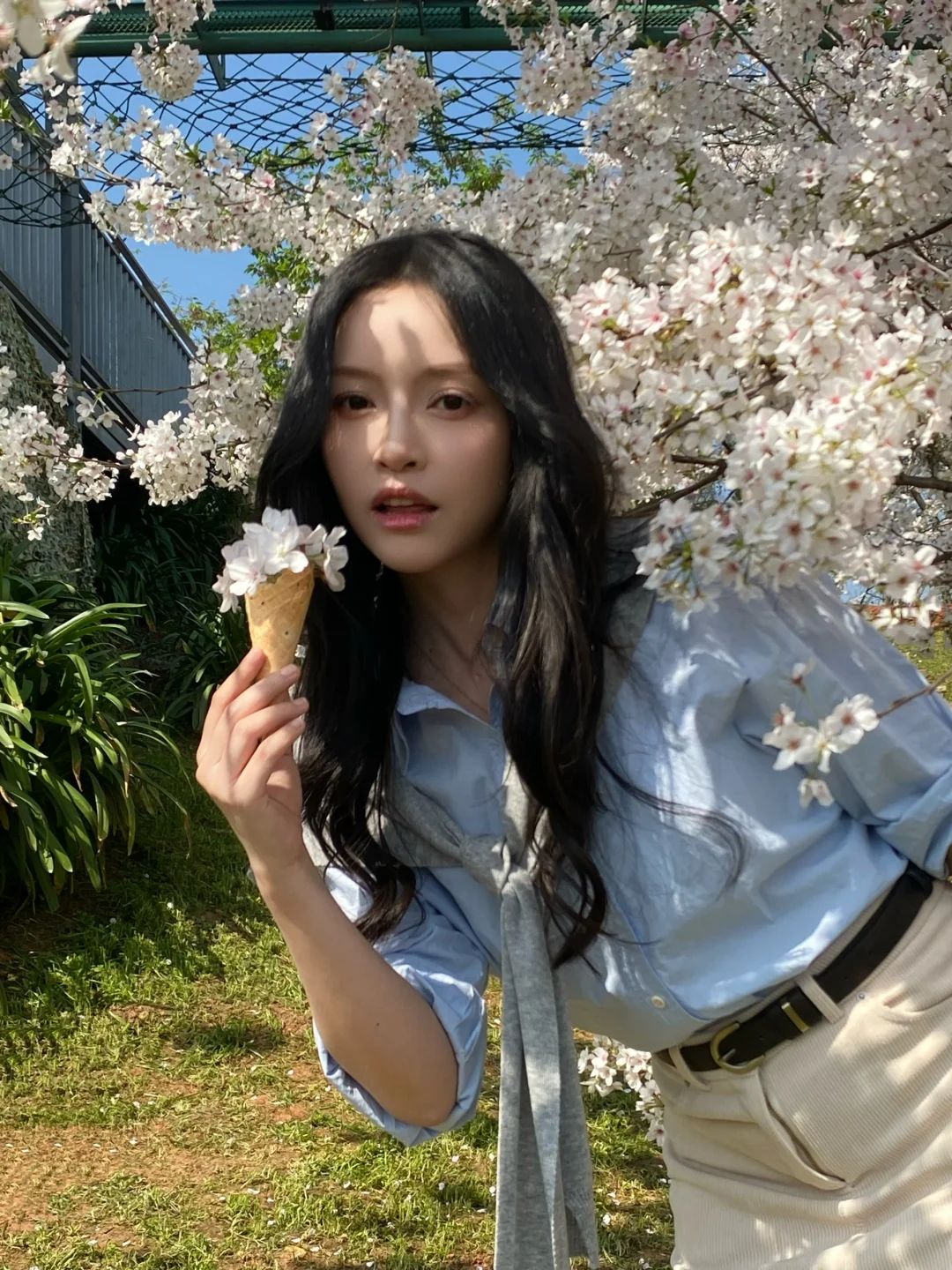 春日限定|在漫花庄园拍了组韩女写真