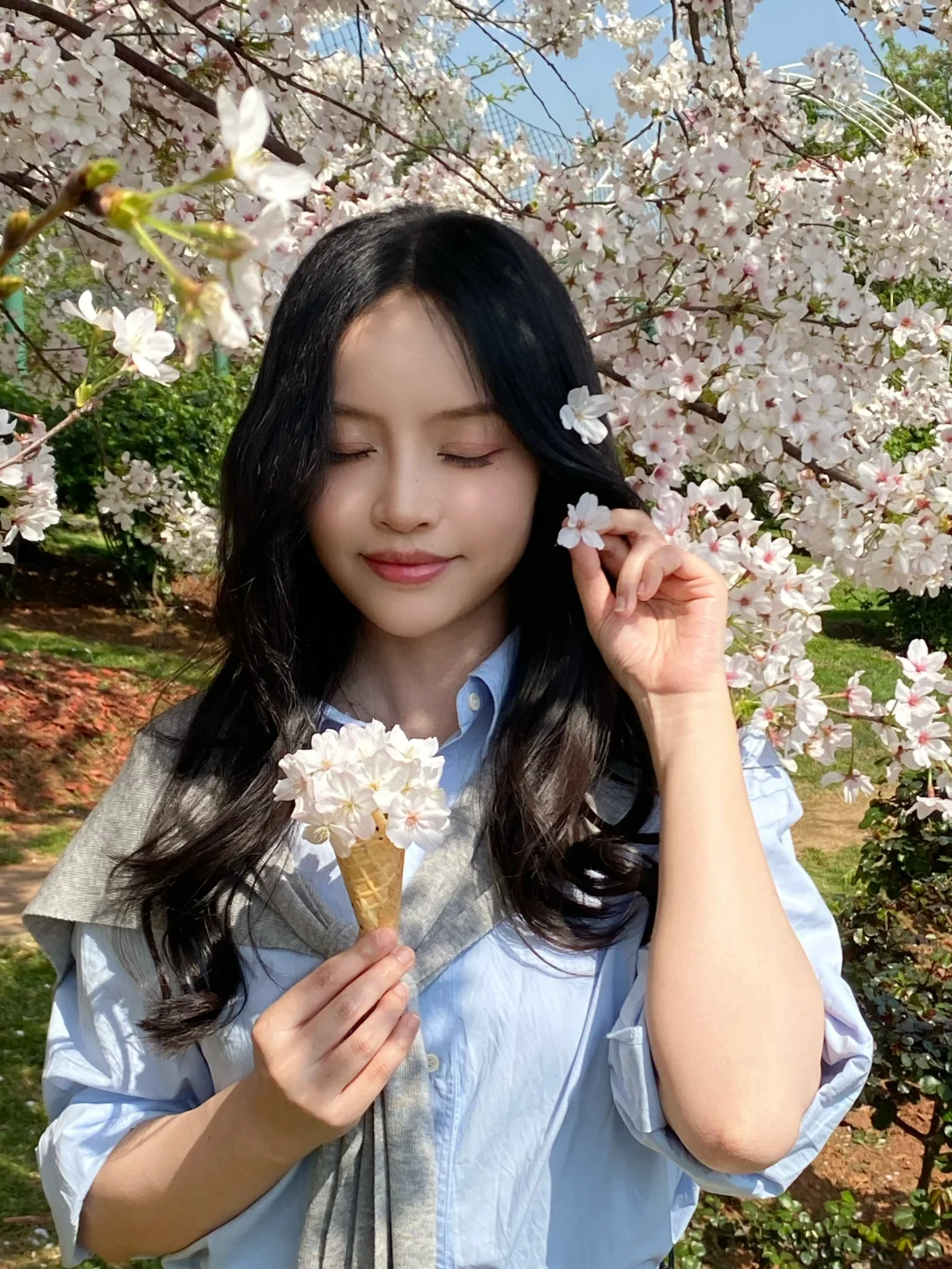 春日限定|在漫花庄园拍了组韩女写真