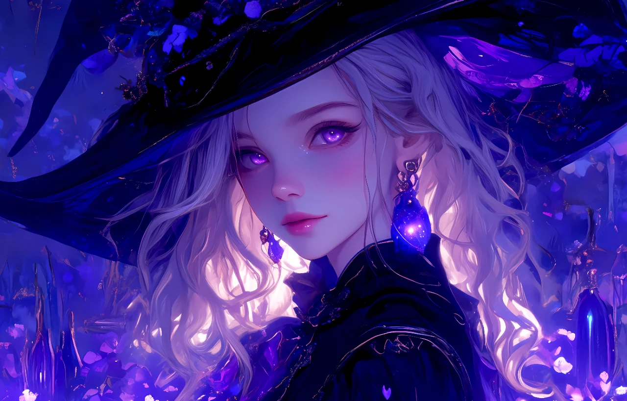 | 紫色 紫裳巫女：斗室魔研