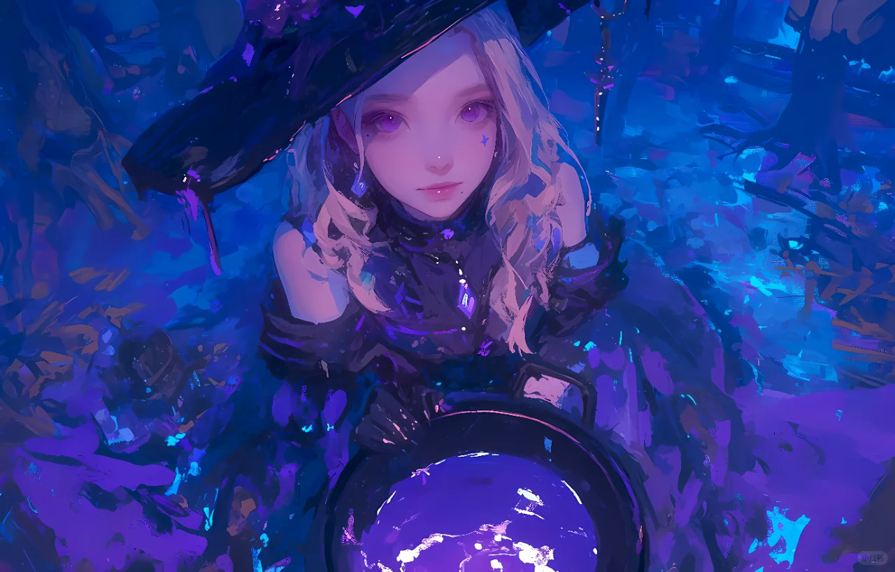 | 紫色 紫裳巫女：斗室魔研