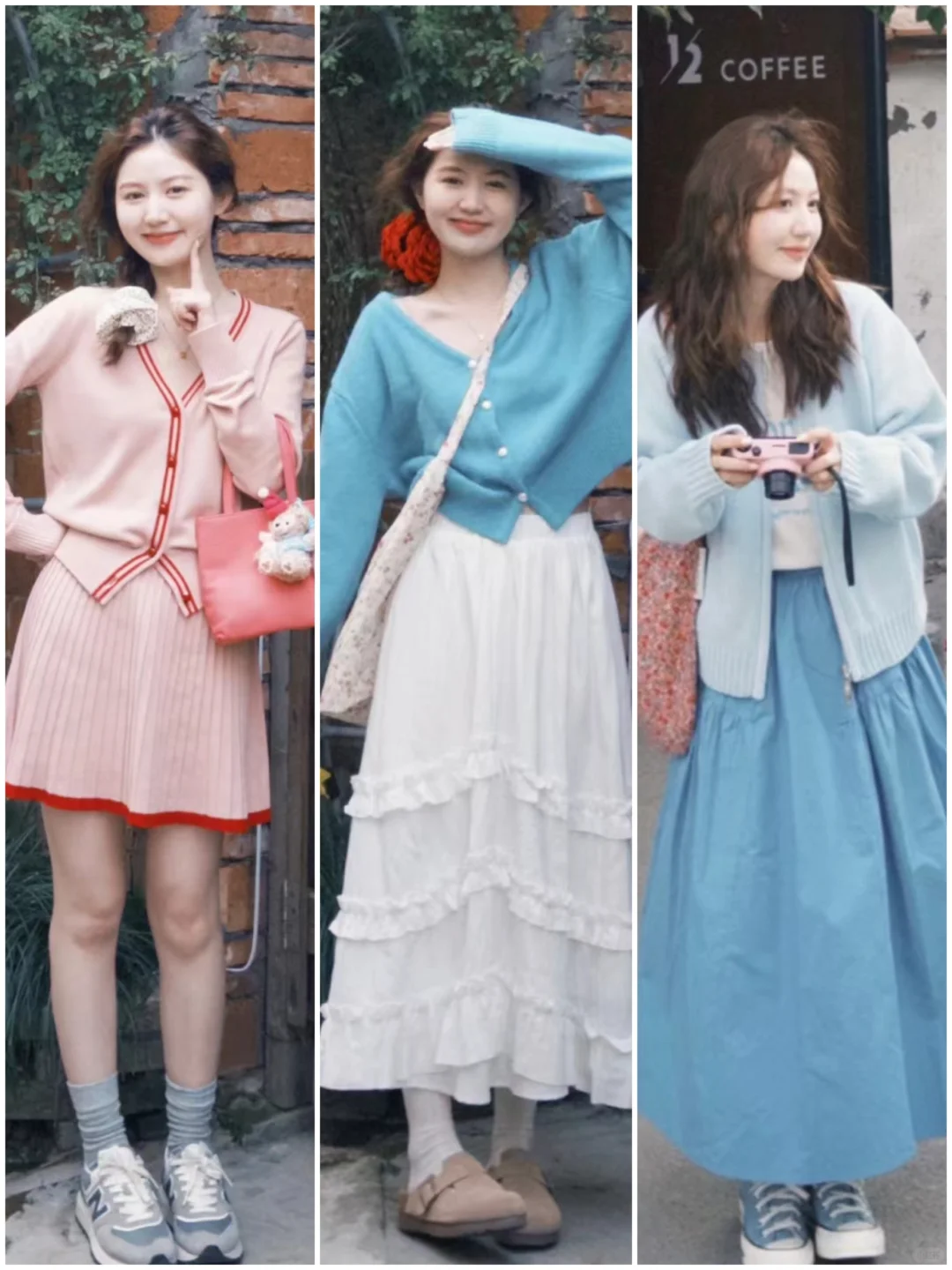 6⃣0⃣套|春季女大学生开学韩系穿搭
