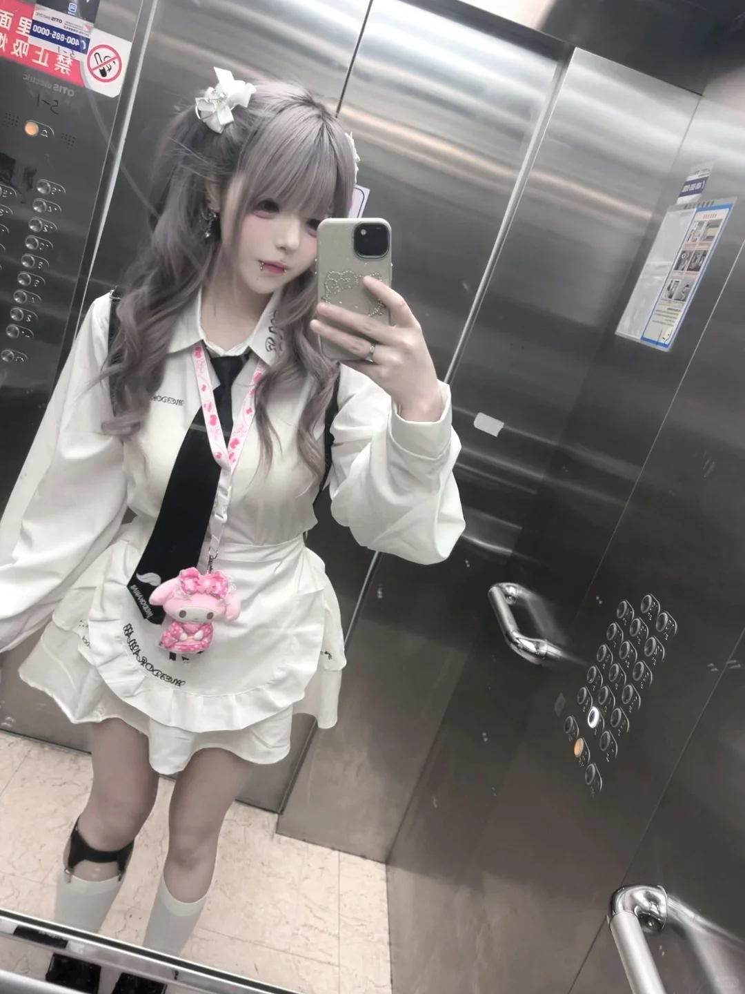 ❥Meidokawaii模特图-白