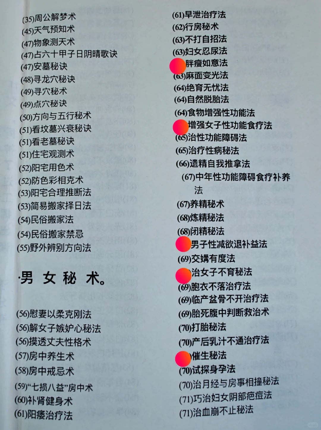 古法美容秘术/男女秘术
