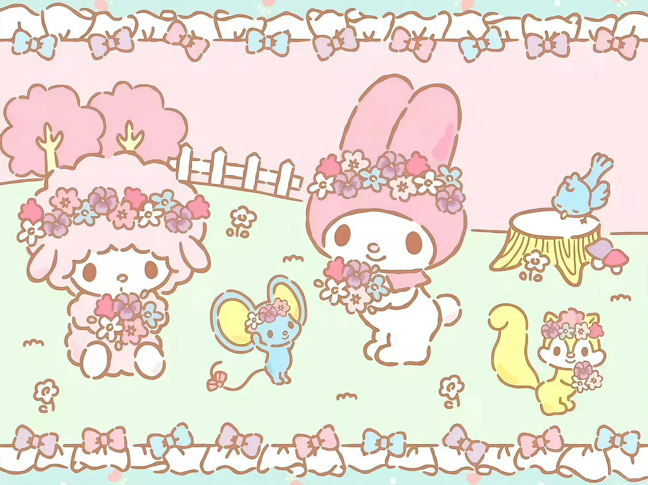 春日限定｜美乐蒂iPad壁纸