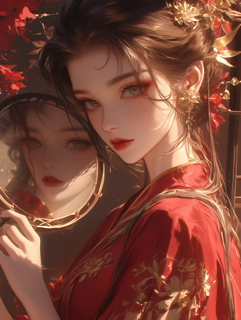 御姐头像·一眼万年！国风红妆美人惊艳来袭