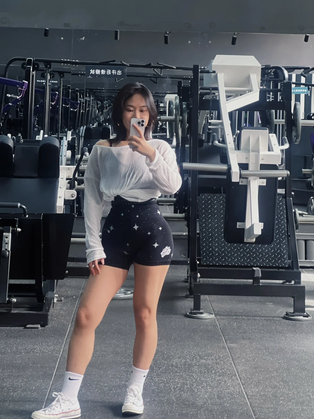 我们健身女爬坡是这样的️